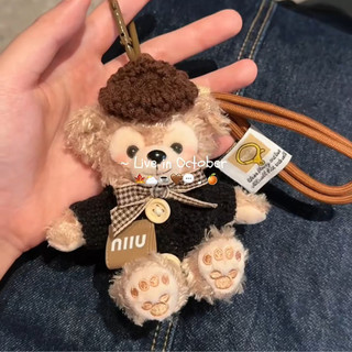 Thu Đông Retro Shirley Hoa Hồng Duffy Gấu Túi Mặt Dây Chuyền Xe Móc Khóa Nữ Sang Trọng Búp Bê Búp Bê Búp Bê Quà Tặng 12.19 XRJC