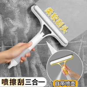 Cây gạt lau kính kèm bình xịt xà phòng thông minh tiện ích 21.5x25.7cm