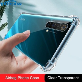 Ốp Silicon Chống Sốc Cho Realme X50 Pro X50Pro Player X50M X3 SuperZoom 5G Túi Khí Mềm Trong Suốt Ban Đầu Bìa Funda