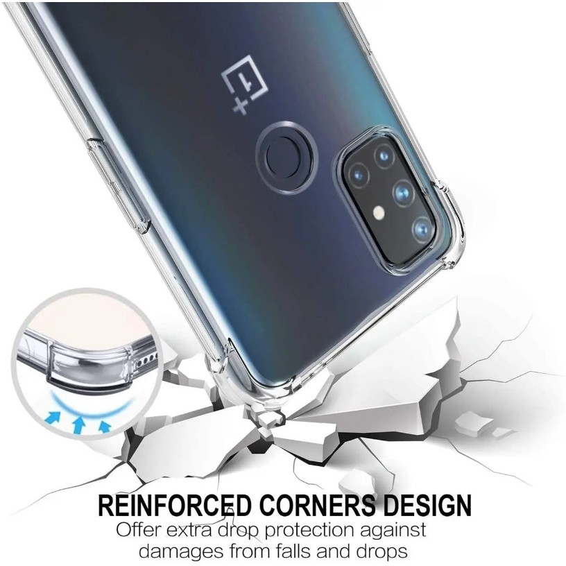Túi Khí Silicon Chống Sốc Cho Oneplus Nord N10 N100 5G NordN10 NordN100 Nguyên Bản Mềm Trong Suốt TPU One Plus Ốp điện thoại Funda
