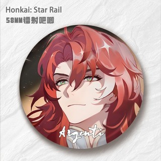 Trò Chơi Honkai Ngôi Sao Đường Sắt Lưỡi Boothill Aventurine Tinplate Kim Loại Huy Hiệu Pin Trâm Anime Ngoại Vi Sưu Tập Quà Tặng
