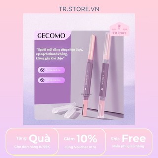 Dao cạo Gecomo 2 đầu đa năng siêu mảnh - Cạo lông mặt, chỉnh sửa chân mày