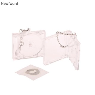 [Newfword] 1 Hộp CD Album Trống Cho DIY Ba Lô Trang Trí Móc Khóa Mặt Dây Chuyền PH