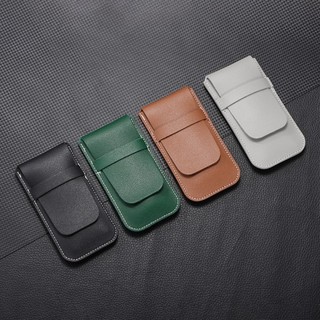 2 Chiếc Túi Da PU Đựng Đồng Hồ Chống Bụi, Phụ Kiện, Quà Tặng Flannelette, Đen Xám Nâu Xanh, Cho Trang Sức Bảo Quản, Quà Tặng Ngày Của Cha