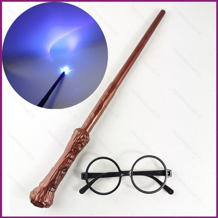 SQ5 Đèn Mới Đồ Chơi Điện Tử Harry Potter Magic Wand Kính Phát Sáng Âm Thanh Cây Đũa Phép Trẻ Em Cosplay Halloween Đạo Cụ Quà Tặng Q