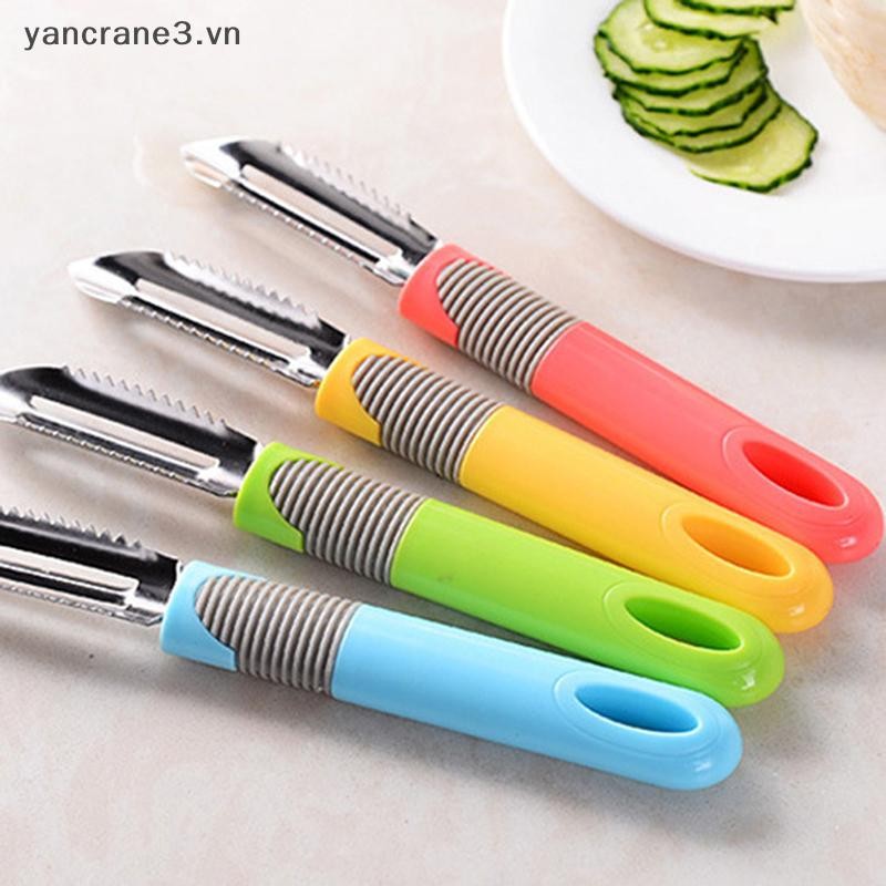 {YAN3} Dụng cụ gọt vỏ rau quả sáng tạo màu sắc Nhà bếp Dụng cụ cạo đa năng Dụng cụ gọt trái cây Dụng cụ gọt vỏ rau quả {yancrane3.vn}