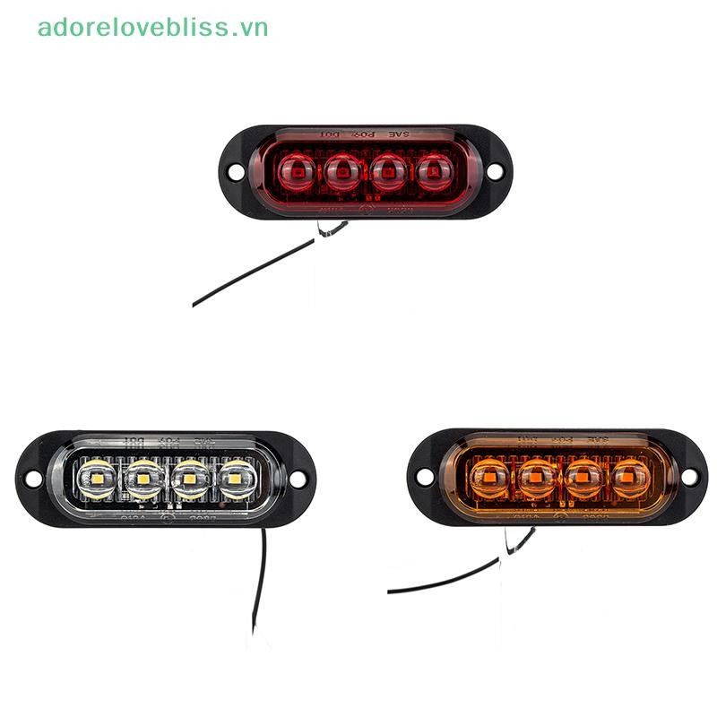 THÊM 12V 24V Xe Tải LED Bên Đánh Dấu Đèn Xe Trailer DOT E8 Mark Phản Quang Van Giải Phóng Đèn Cho Xe Tải RV Xe Buýt Thuyền BSS