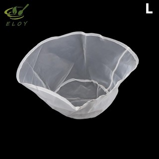 [ELOY] 1 Túi lưới lọc sữa đậu nành Túi lưới lọc chất lỏng Nylon Túi lưới lọc cà phê sữa Túi lưới lưới ép có thể tái sử dụng Dụng cụ nhà bếp VN