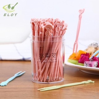 [MAO] 50 Chiếc Động Vật Dễ Thương Hoạt Hình Thực Phẩm Chọn Trẻ Em Ăn Nhẹ Bánh Món Tráng Miệng Thực Phẩm Nĩa Trái Cây Bữa Trưa Phụ Kiện Bento Trang Trí Tiệc VN
