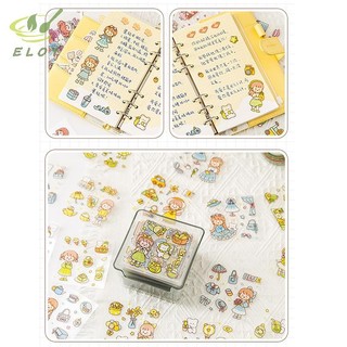 [ELOY] Set 50 Sticker Hoạt Hình Xinh Xắn Dùng Để Trang Trí Thủ Công VN