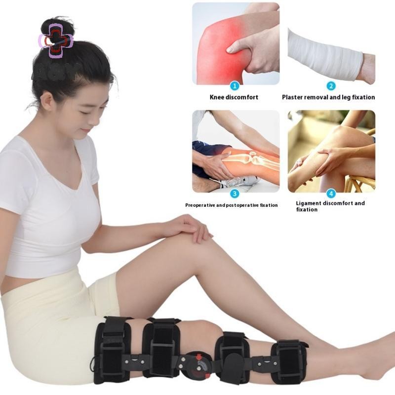 A & Y Chỉnh Hình Hỗ Trợ Ổn Định Sau Phẫu Thuật Có Thể Điều Chỉnh Bản Lề Nẹp Đầu Gối Cố Định Khớp Cáng Phục Hồi Chân ổn định.