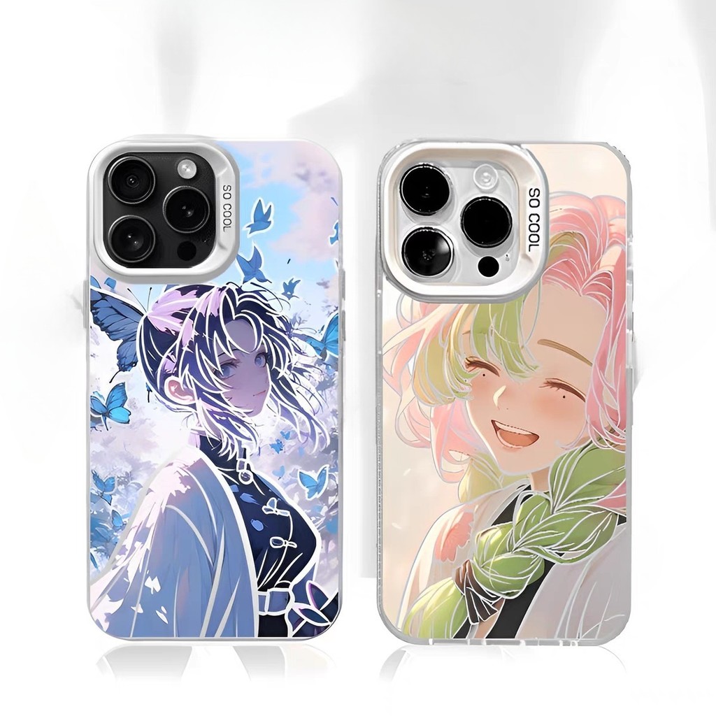 Ốp Lưng Cho Samsung Galaxy A56 A55 5G A16 A26 A36 A06 S24 FE S25 Ultra Plus Vỏ Anime Demon Slayer Kamado Tanjirou Rengoku Kyoujurou Tokitou Muichirou Armor Premium IMD