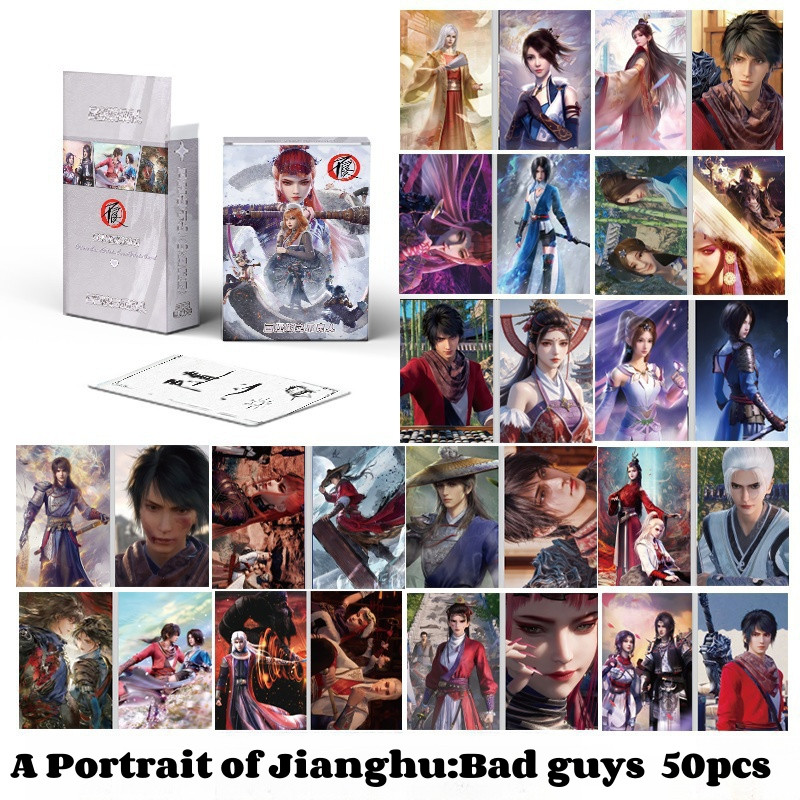 Bộ 50-92 Manga Manhwa Hatsune Miku Laser Holographic Lomo Cards Chân dung Jianghu: Kẻ xấu Countryhumans Photocard Hình ba chiều băng giá đầu tiên Bưu thiếp YM