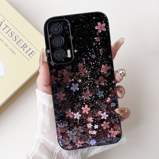 Dành Cho Motorola Edge 2021 Ốp Lưng XT2141-1 Vỏ Chống Sốc Thời Trang Thoáng Mát Hoa Hoàng Hôn Sơn Vỏ Điện Thoại Cho Moto Edge 2021 Vỏ Mềm