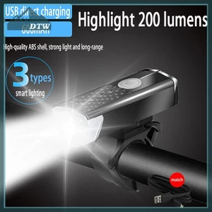 Bộ Đèn Pha led Sạc usb Cảnh Báo An Toàn Cho Xe Đạp Leo Núi