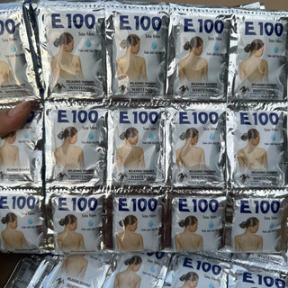 Sữa tắm trắng da E100 tinh chất sữa dê 10 dây (120 gói) - 4ml/gói - Date mới