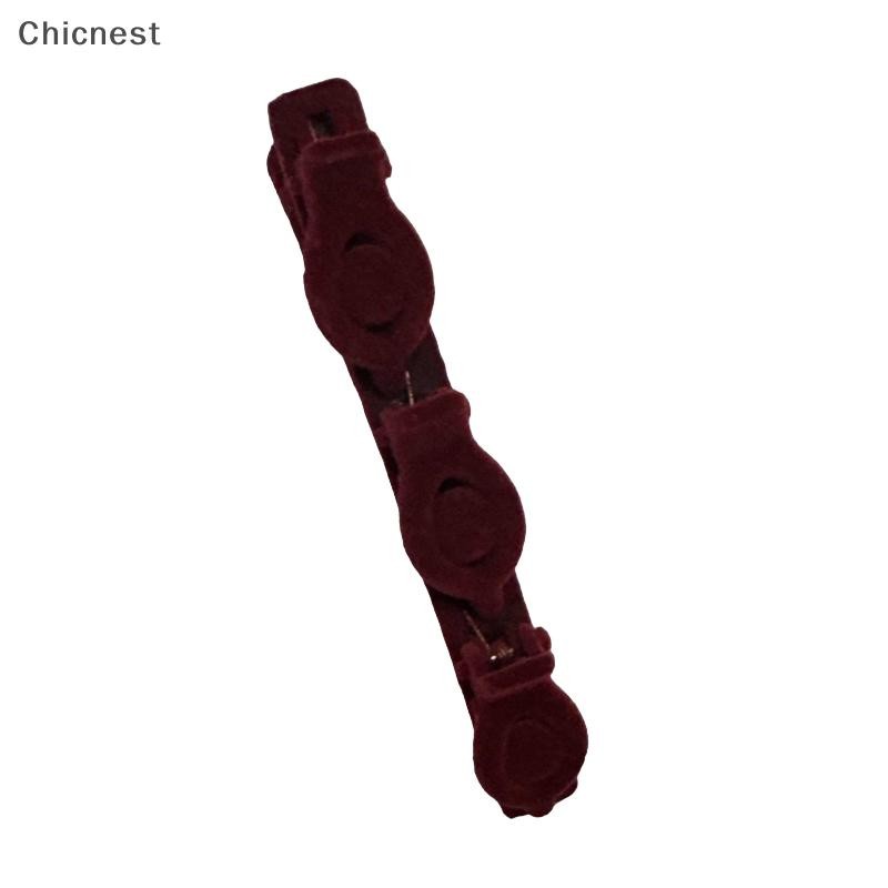 [Chicnest] Flocked Bangs Mũ Mỏ Vịt Móng Vuốt Tóc Barrettes Vintage Kẹp Tóc Hairgrip Thời Trang Kẹp Tóc Phụ Kiện Tóc Mũ Boutique