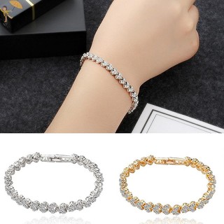 [GOU] Vòng tay pha lê hình trái tim Vòng tay nữ Charm Cuff Bangle Trang sức VN