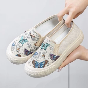 Giày nữ vải Canvas thời trang mới mùa xuân 2025