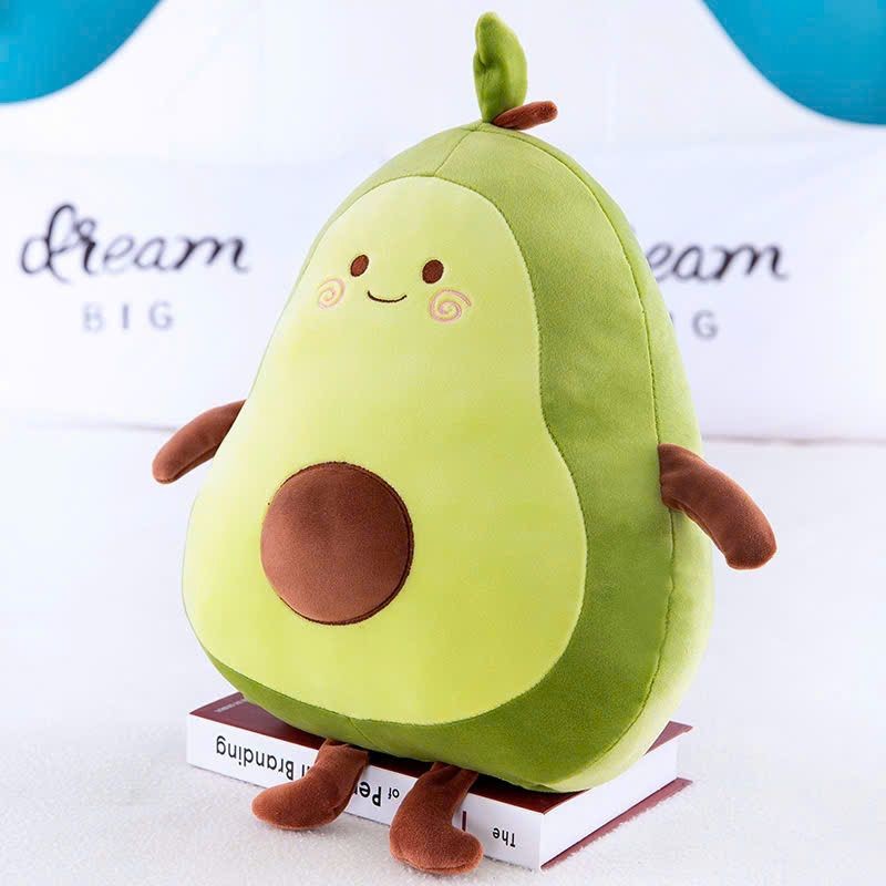 Gấu bông bơ nhí, móc khóa quả bơ dễ thương mềm mịn 20cm