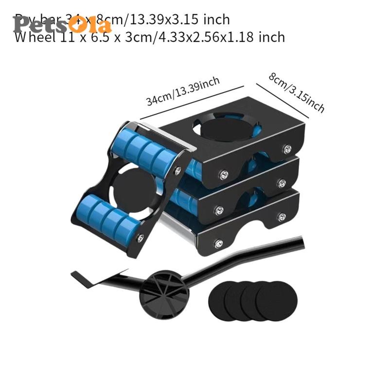Bộ dụng cụ di chuyển nội thất có bánh xe, Thanh trượt nội thất, Con lăn bánh xe cho giường, ghế sofa, bàn ăn và bàn làm việc