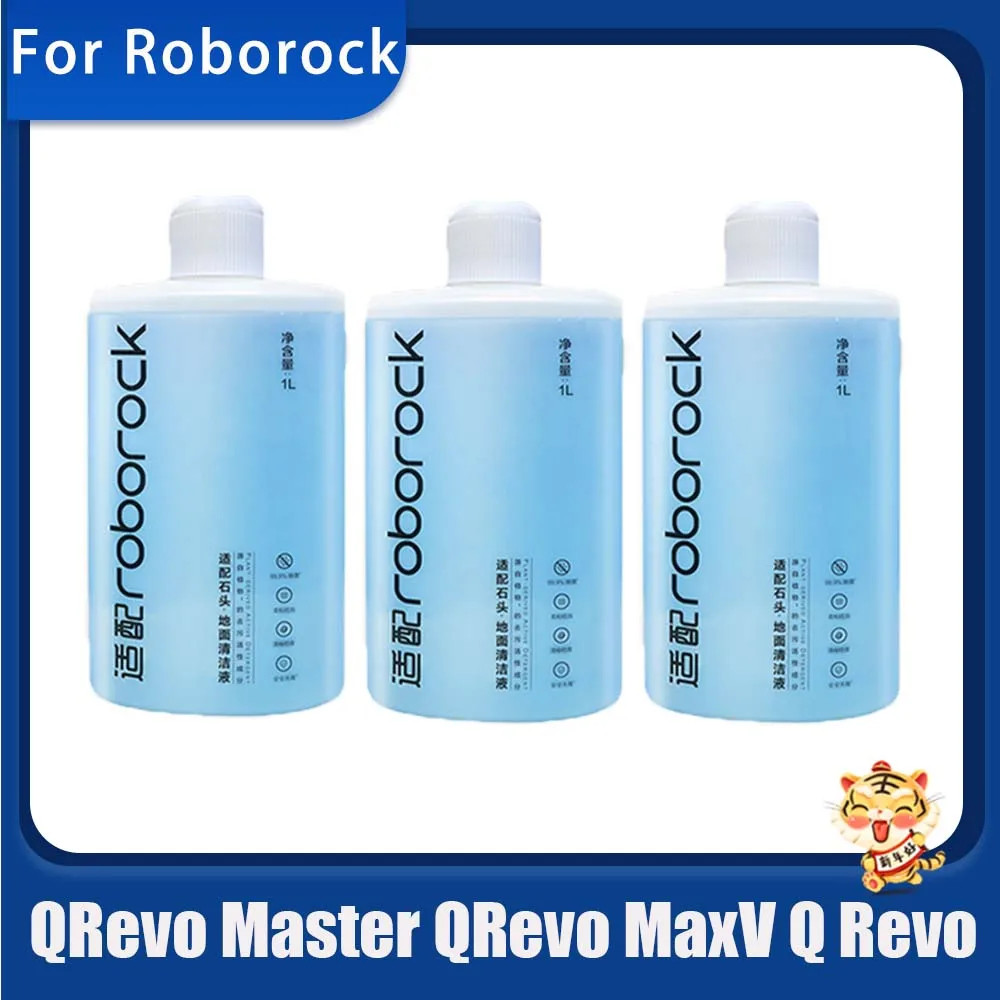 Chất lỏng cho Roborock Qrevo Pro / S8 MaxV Ultra / Qrevo Master / Qrevo S / S8 Pro Ultra Cây lau nhà Chất lỏng kháng khuẩn1L Dung dịch làm sạch sàn