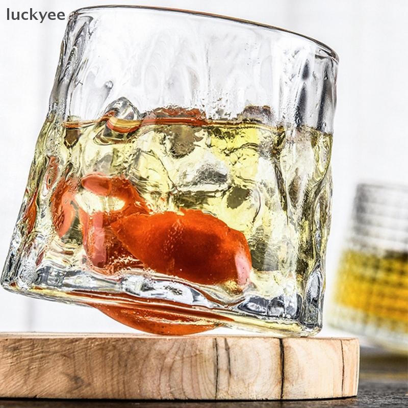 Luckyew Sáng Tạo Kính Thủy Tinh Cocktail Rượu Brandy Cốc Nước Nước Trà Cốc Tiệc Uống Thủy Tinh Tumbler TQ