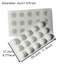 GUSTAVA 1 Cái Dụng Cụ Làm Bánh Ngọt, Khuôn Silicon Hình Cầu Trắng DIY, Trang Trí Bánh Hình Quả Bóng Bền Sử Dụng 8 / 10 Khoang Nhà Bếp Máy Nướng Phụ Kiện Món Tráng Miệng Pháp Chocolate Truffle