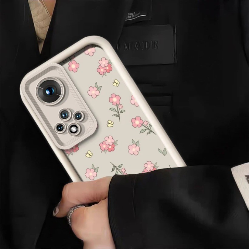 Ốp Lưng Hoa Cây Tương Thích Cho Honor 90 70 50 200 Pro 200Smart 200 Lite X7B 90 Lite Magic 5 4 Pro Vỏ Điện Thoại Mềm Chống Sốc Silicon