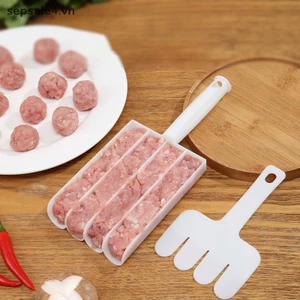 B&N Bộ Dụng Cụ Làm Thịt Viên Nhà Bếp Cá Chiên Nướng Thịt Quả Bóng Làm Khuôn Thìa Dụng Cụ Thịt Nướng Lẩu Đậu Củ Cải Tiện Ích Nhà Bếp.