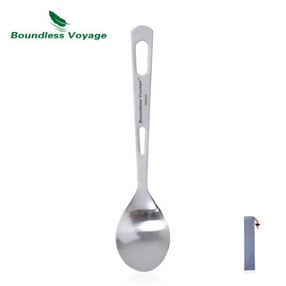 Chuyến Đi Không Giới Hạn Thìa Titan Nĩa Spork Dao Đũa Cắm Trại Ngoài Trời Bộ Đồ Ăn Flatware Với Đánh Bóng