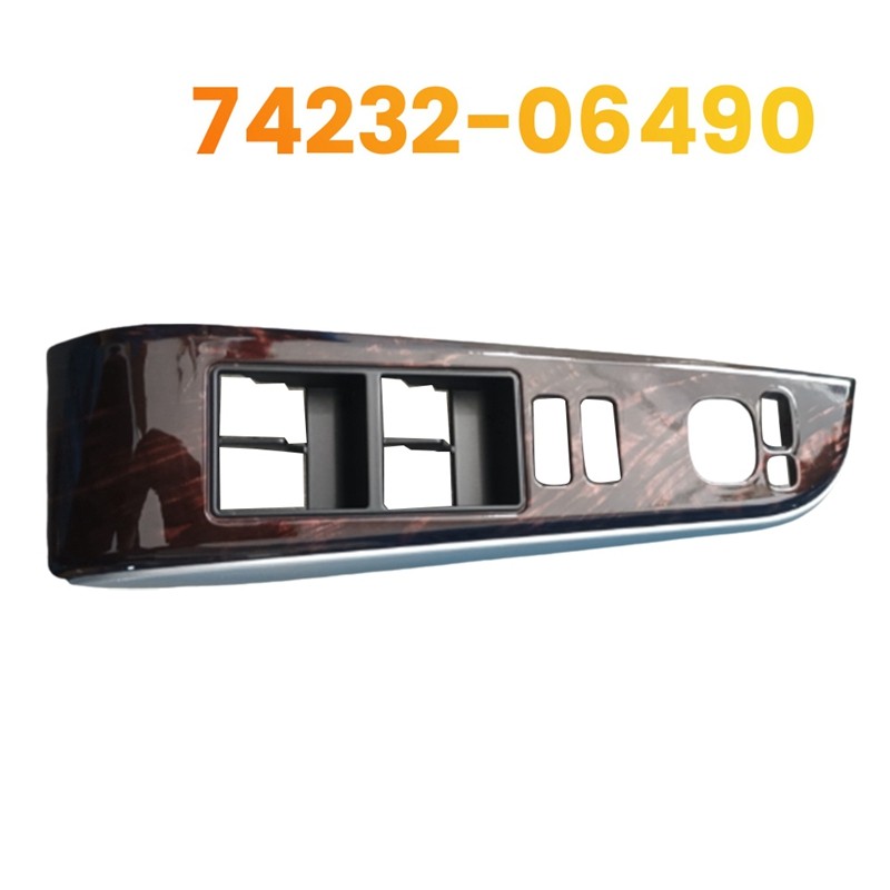 Bảng điều khiển nâng cửa sổ phía trước bên trái ô tô 74232-06490 7423206490 Cho Bảng Viền Tay Vịn 2012-2017
