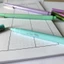 Bộ 6 bút lông kim, bút brush thư pháp lettering MARVY LE PEN 4300-6P màu Pastel, R