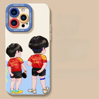 Shatou kết hợp Vỏ điện thoại sơn thời trang cho iPhone16 / 15 / 14 / 13 / MINI / 12 / 11 / Pro MAX / X / XS / XR / 7 / 8 / 6 Vỏ bảo vệ toàn diện bằng silicon lỏng chống sốc và chống rơi