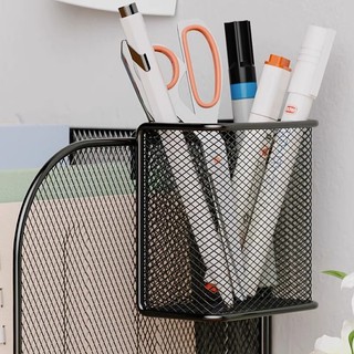 Treo Bút Hộp Bảo Quản Vật Thể Nhỏ Để Bàn Văn Phòng Phẩm Nhỏ Tidy-up Treo Tường Xô Sáng Tạo Kim Loại Lưu Trữ Bút