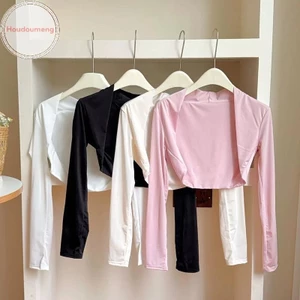 Houdoudou Ice Silk Khăn choàng tay nữ Chống nắng UV Khăn choàng còng Găng tay cho hoạt động thể thao ngoài trời Golf Chạy câu cá dài Sleev VN