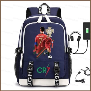 YT2 Cristiano Ronaldo Ba Lô Dành Cho Nam Học Sinh Trường Công Suất Lớn In Thời Trang Cá Tính Túi Đa Năng TY