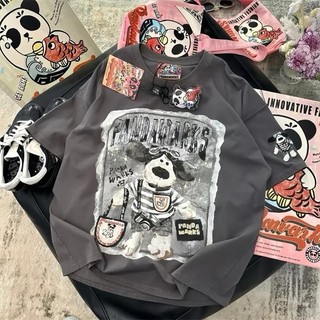 AP43 - Áo Phông Trẻ Em 11-36kg,GẤU PANDA Chất Cotton Hữu Cơ Mát Lịm Mặc Mùa Hè