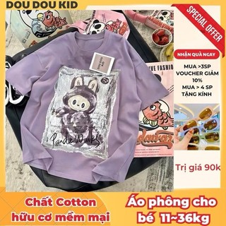 AP46 - Áo Phông Cho Bé 11-34kg Chất Cotton Hữu Cơ Trẻ Em