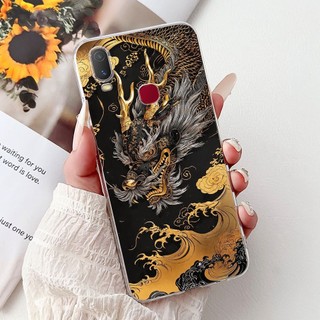 Dành Cho Vivo Y11 Y12i 1906 1906 _ 20 Vỏ Điện Thoại Rồng Mát Mới Vivo 1906 Y11 (2019) Ốp Lưng TPU Silicon Mềm