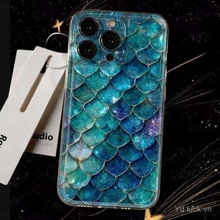 Ốp điện thoại chống sốc hình vảy cá mơ mộng thời trang giá trị cao bán chạy tương thích với iPhone 11 Pro Max 16 15 Pro 14 Plus 13 Pro 12 Pro Max 16 Pro 15 14 13 12 Pro 11 XS 8 Plus, chống bụi bẩn, chống sốc, chống mồ hôi, chống va đập