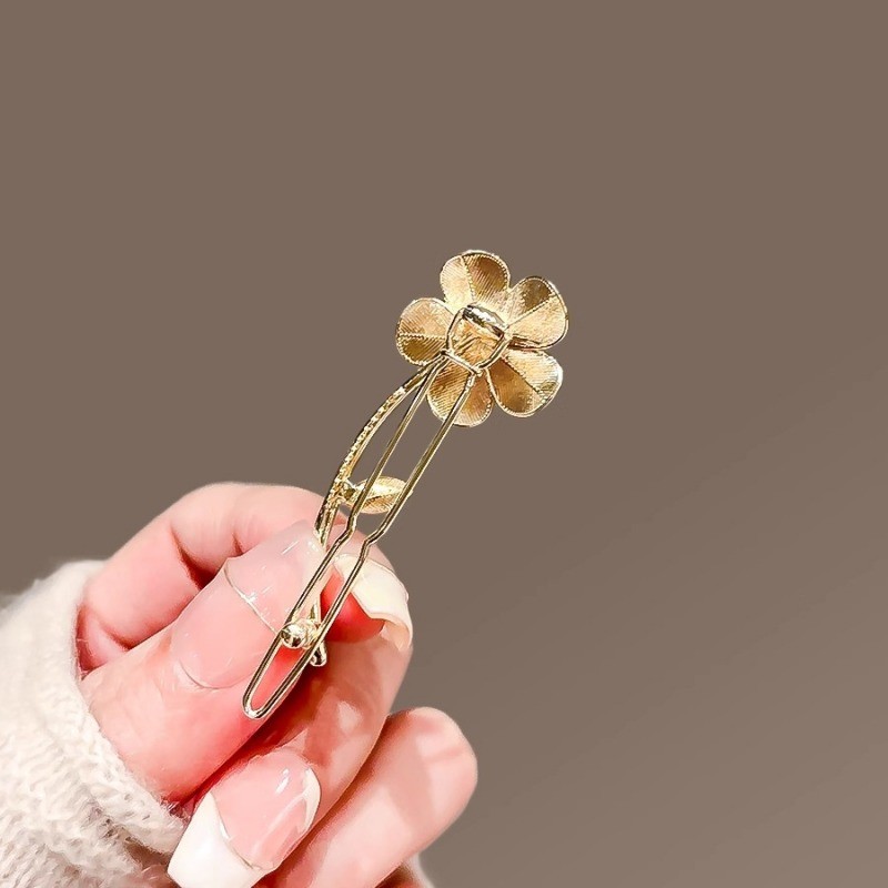 MAUROPOLI [Sẵn Sàng] Kẹp Tóc Hoa Tro Pháo Hoa Nữ Phong Cách Mới Bên Nổ Kẹp Tóc Gãy Phù Hợp Với Kẹp Tóc Tinh Tế Kẹp Tóc Ếch Khóa Kẹp
