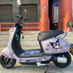 Kuromi Xe Máy Điện Miếng Dán Sanrio Tai Lớn Chó Hoạt Hình Dễ Thương Pin Trang Trí Xe Miếng Dán Scratch Kuromi Điện Xe Máy Dán Sanrio Tai Nghe Lớniuwyw1.my20250508