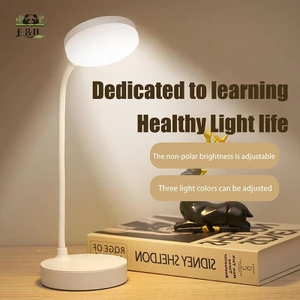 Đèn bàn LED 3 cấp độ có thể điều chỉnh độ sáng USB có thể sạc lại Đèn bàn cảm ứng di động Bảo vệ mắt cho phòng ngủ Đầu giường EMKK
