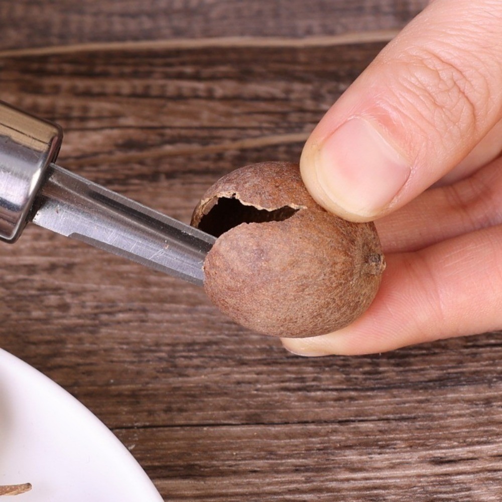 [Trang chủ] Dụng cụ loại bỏ Corer trái cây chuyên nghiệp - Dụng cụ 15cm bằng thép không gỉ hạng nặng có vòi hút, lý tưởng cho xoài / bơ / trái cây đá sử dụng trong nhà bếp