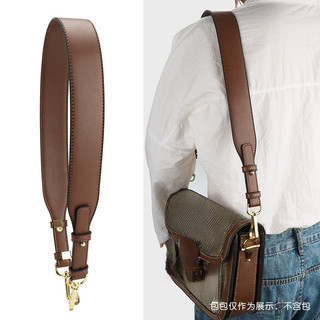 Dây đeo túi da đen 76-80cm bản rộng, giảm áp lực, đa năng cho xách/đeo nách, phụ kiện nâng cấp túi