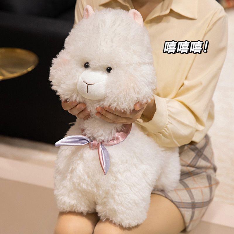 Rytanda Alpaca Đồ Chơi Sang Trọng Mô Phỏng Dễ Thương May Mắn Alpaca Sang Trọng Đồ Chơi Động Vật Thực Tế Mềm Sofa Đệm Trẻ Em Bạn Gái Quà Tặng Sinh Nhật Trang Trí Giáng Sinh