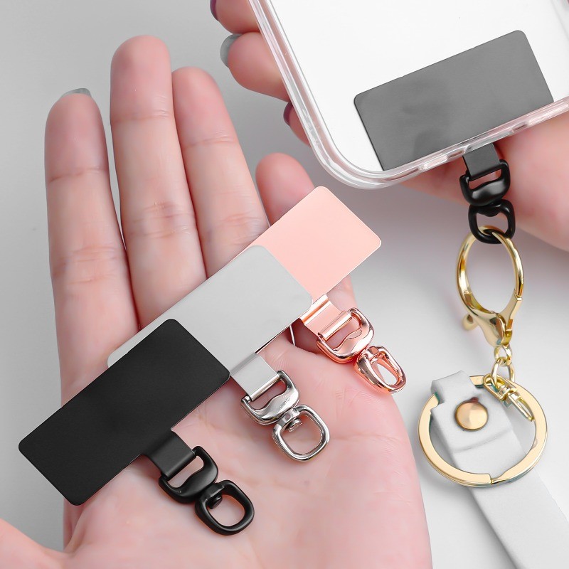 Miếng dán điện thoại kim loại siêu mỏng 1 / 2 / 3 - Giá đỡ dây buộc có thể tái sử dụng để bảo mật chống thất lạc