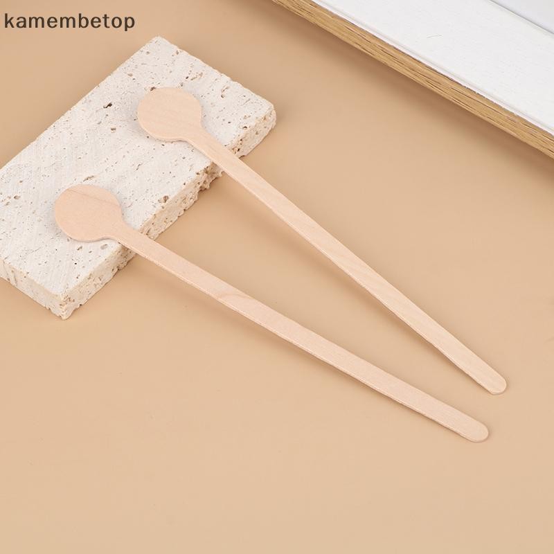 Beto 100 chiếc que khuấy cà phê gỗ phân hủy sinh học cho đồ uống nóng/lạnh