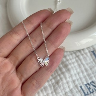 Vòng Cổ Màu Bướm Zircon Vòng Cổ Nữ Phong Cách Hàn Quốc Ánh Sáng Sang Trọng Tinh Tế Xương Đòn Dây Chuyền Phù Hợp Với Học Sinh Trang Sức Quà Tặng Cho Bạn Gái